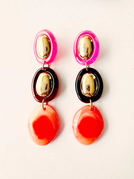 Aretes brisa coral