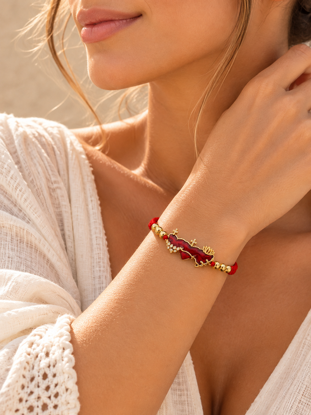 PULSERA CORAZÓN DIVINO