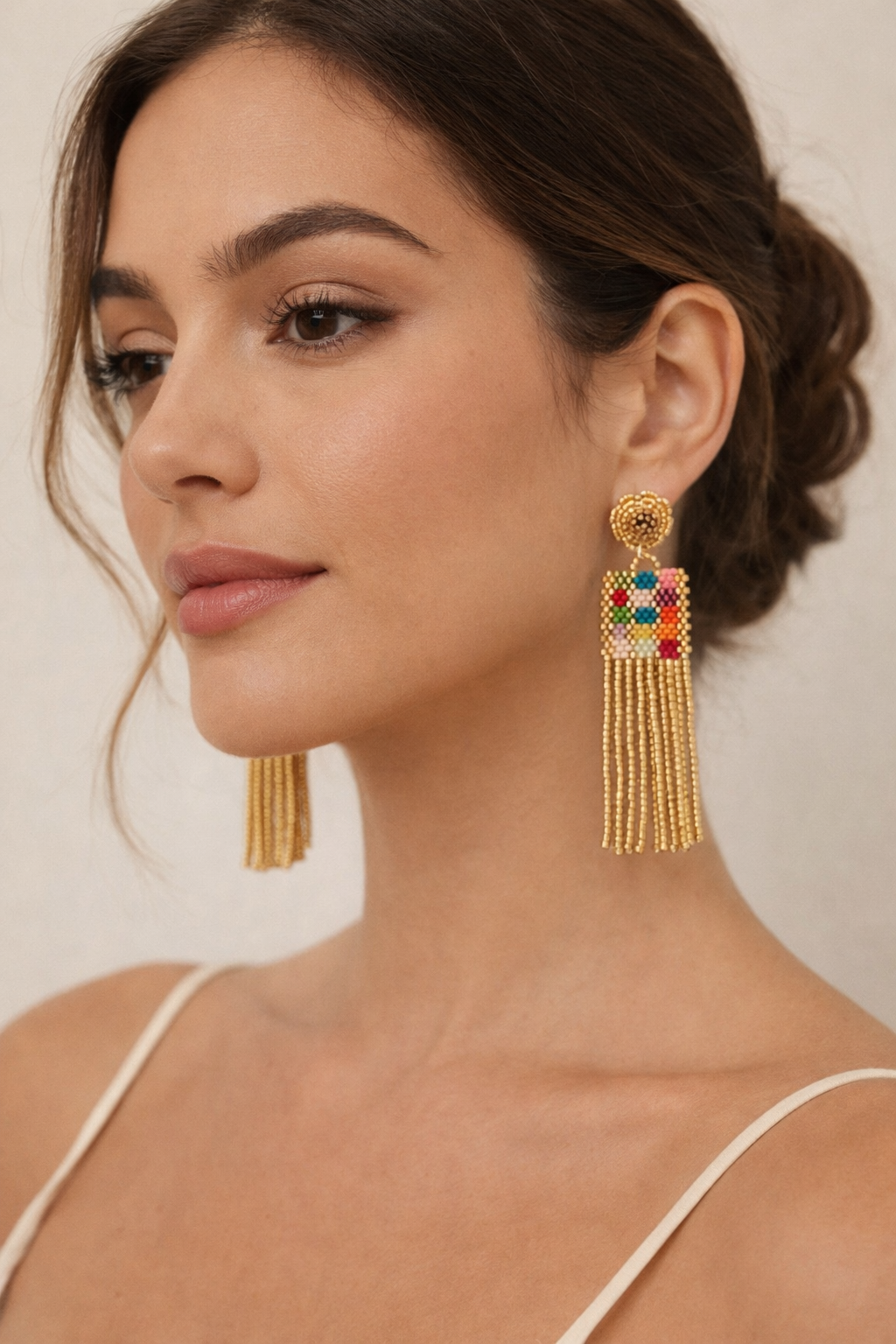 ARETES BRISA  DORADA