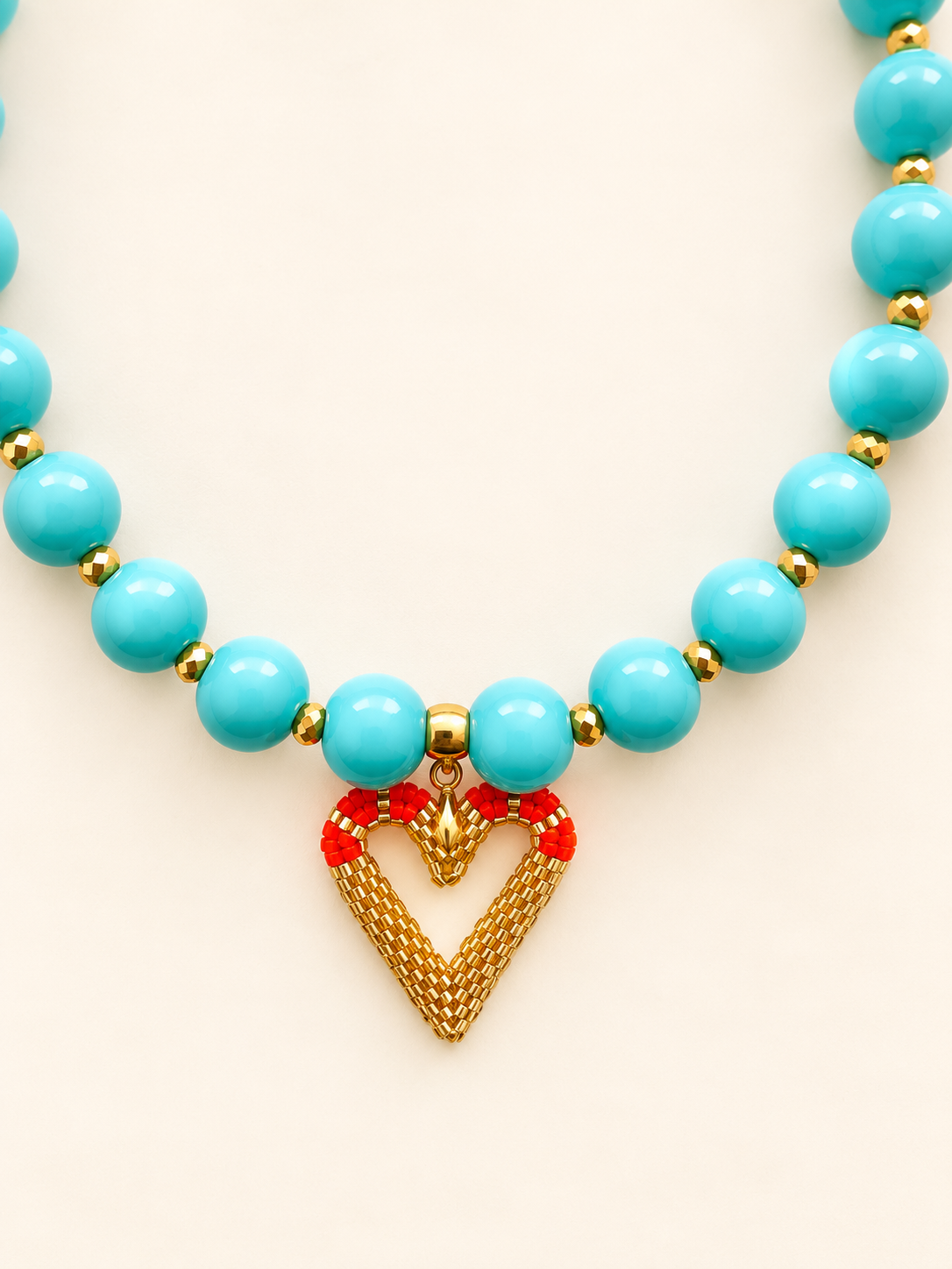 COLLAR TURQUESA BO