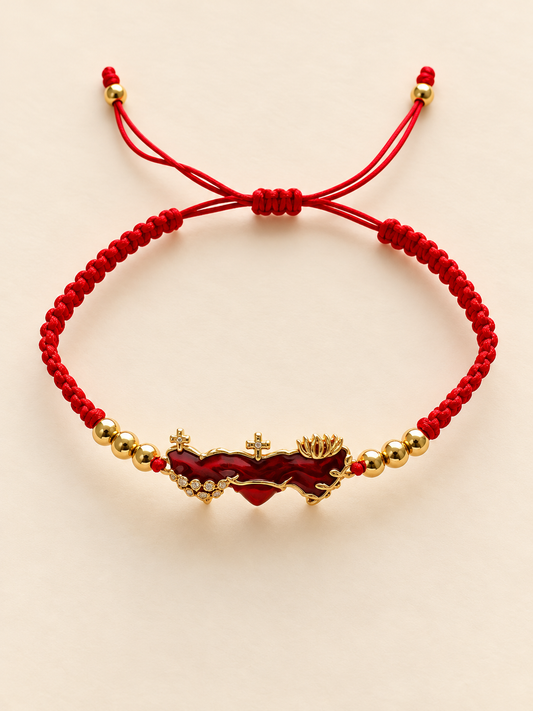 PULSERA CORAZÓN DIVINO