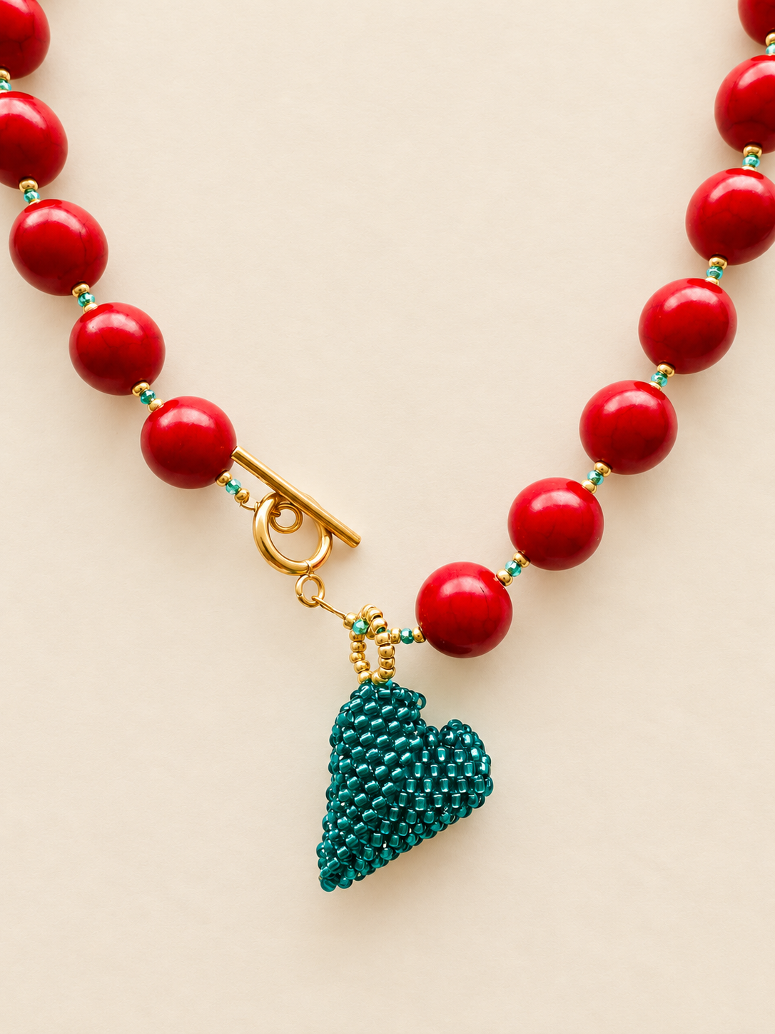 COLLAR CORAZÓN VIBRATORIO
