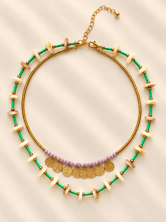 COLLAR DUO AMULETO