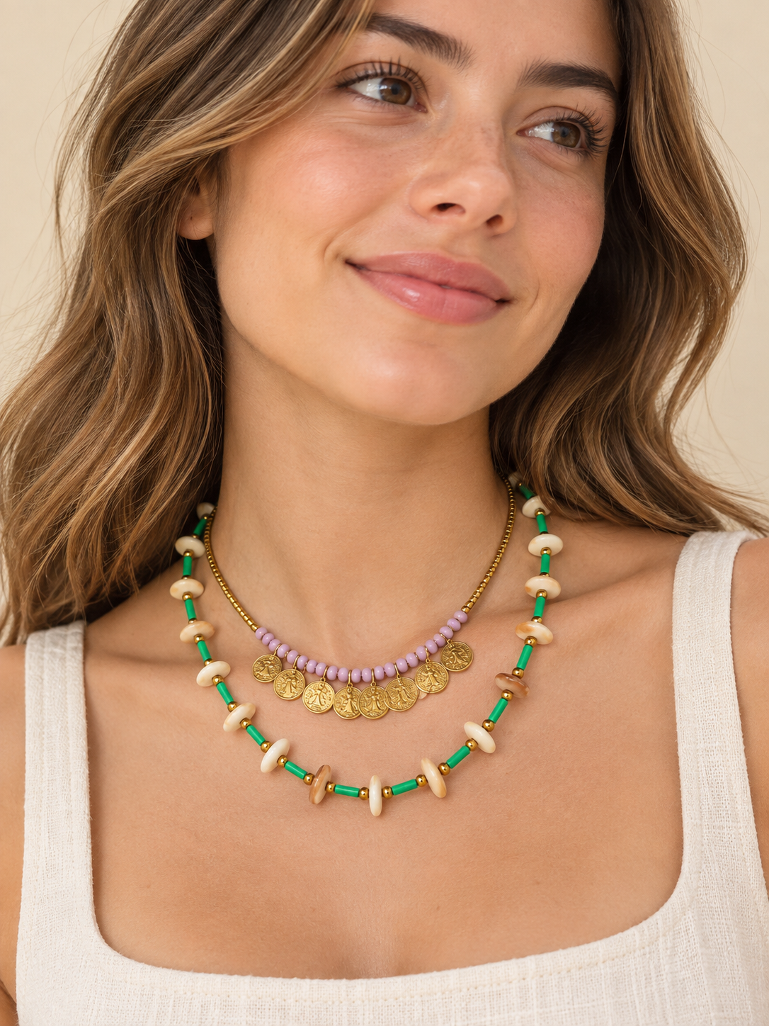 COLLAR DUO AMULETO