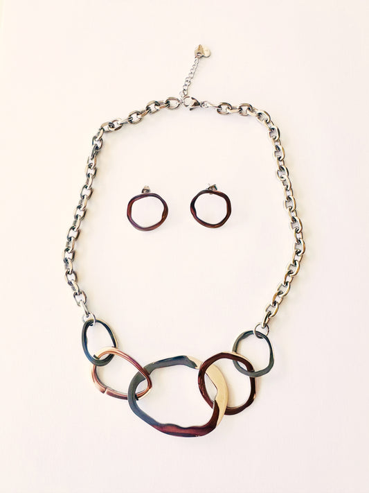 COLLAR AURA PLATEADA