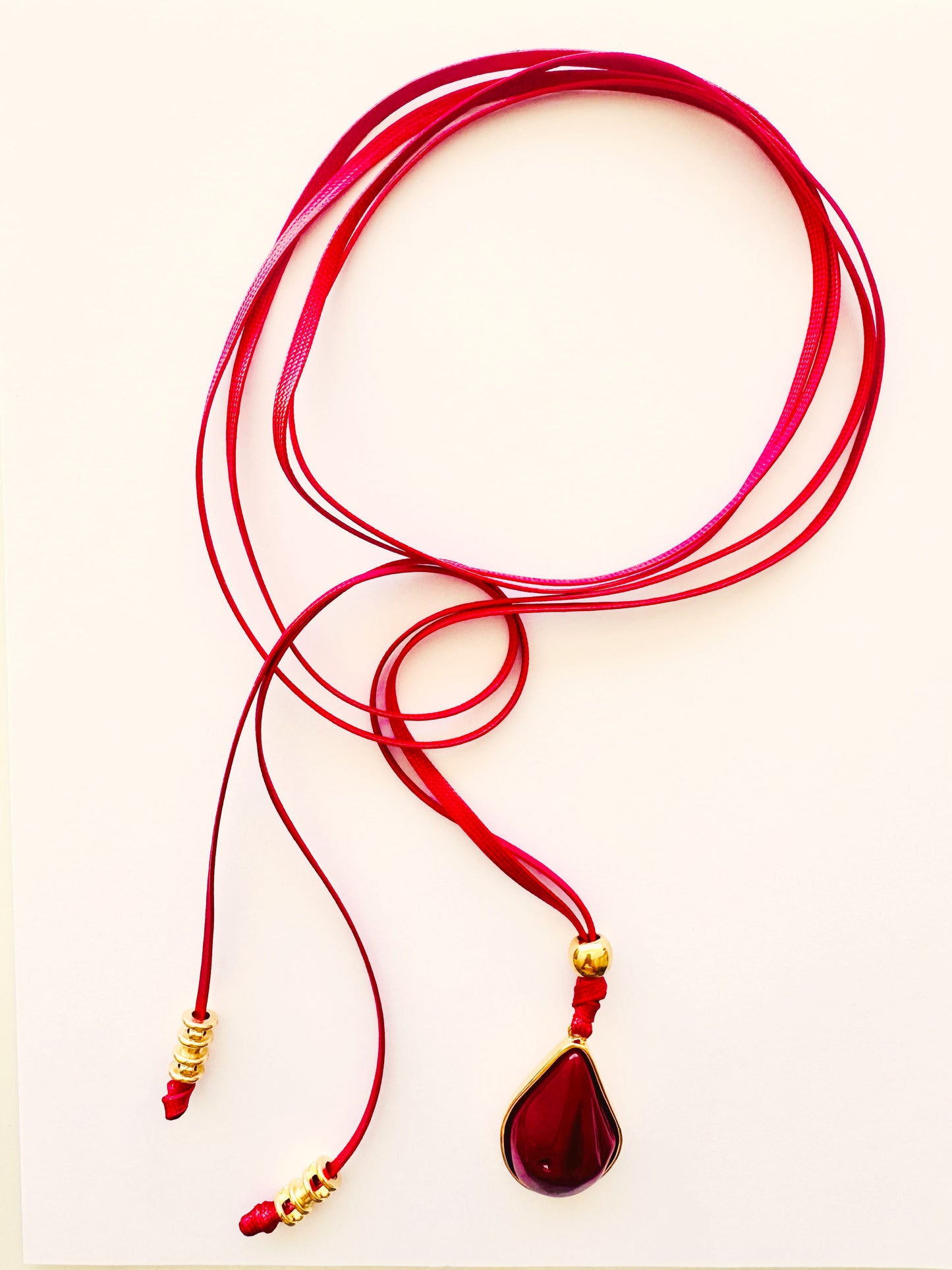 COLLAR CEREZO BOHO