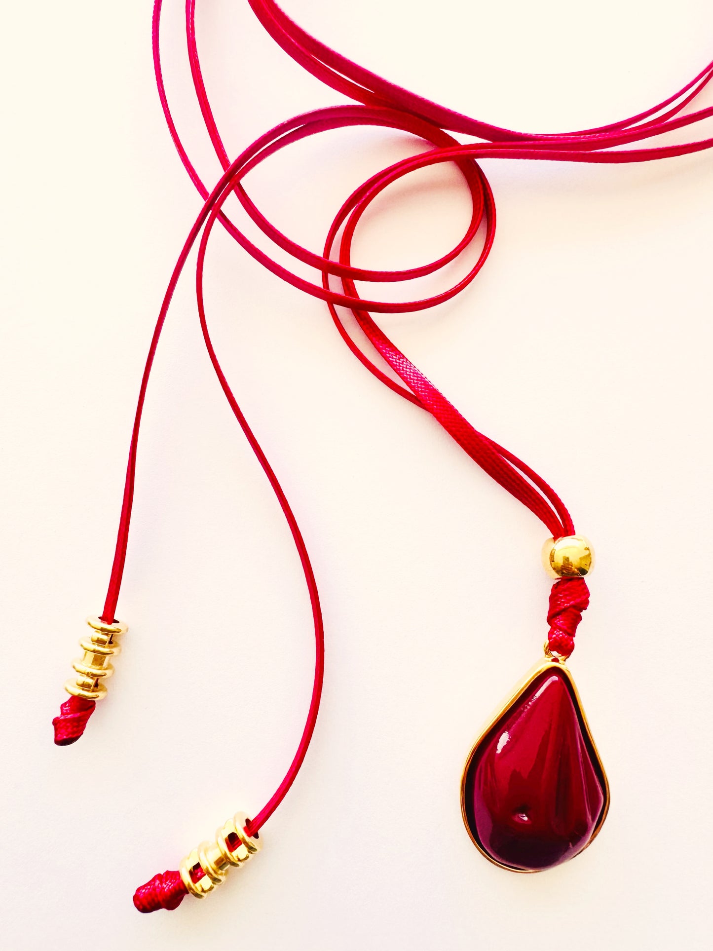 COLLAR CEREZO BOHO