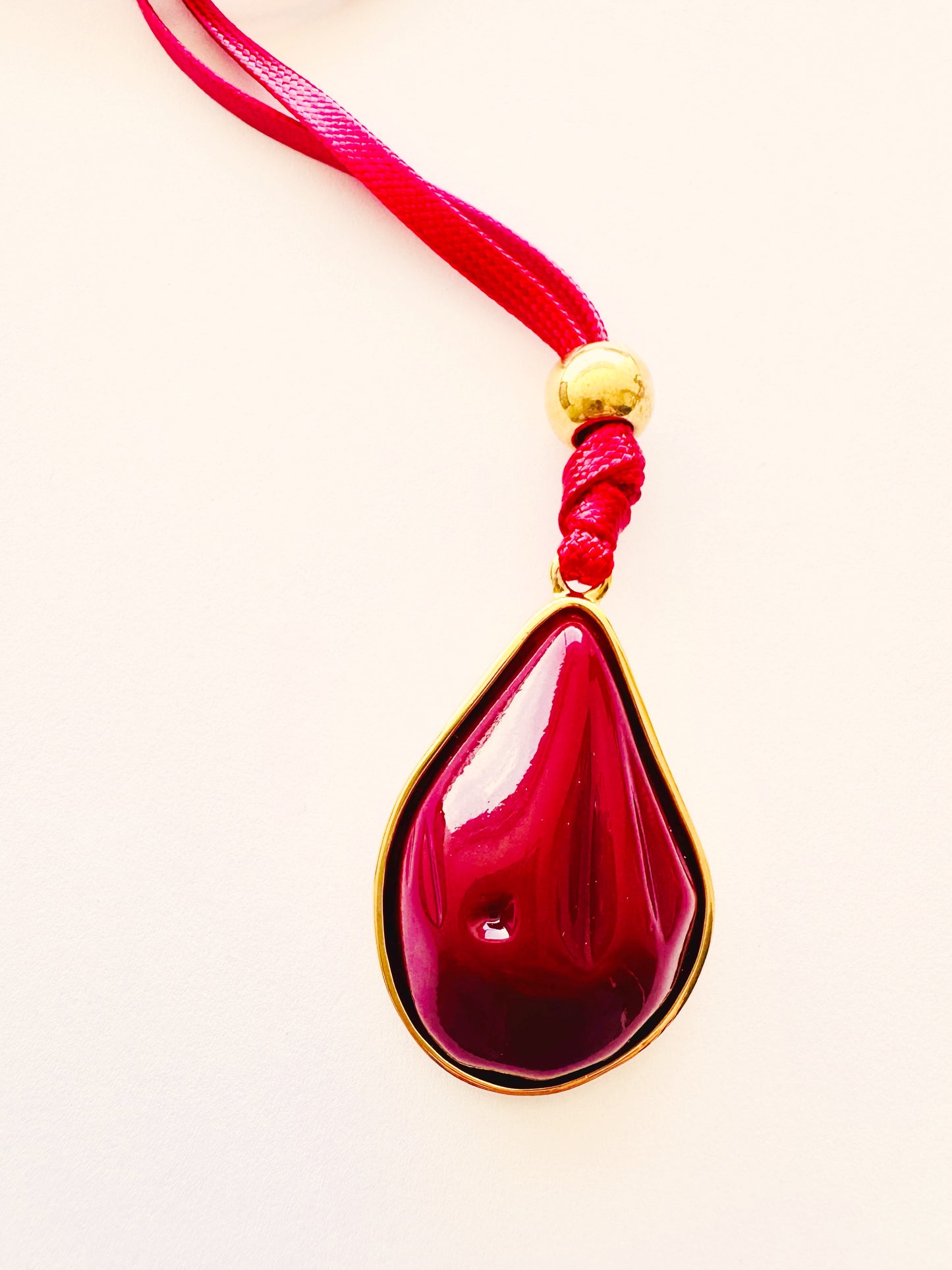 COLLAR CEREZO BOHO