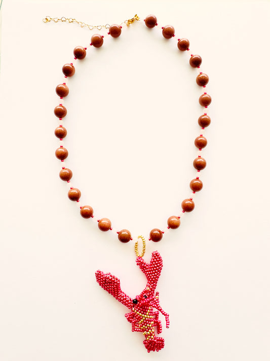 COLLAR LANGOSTA CORAL