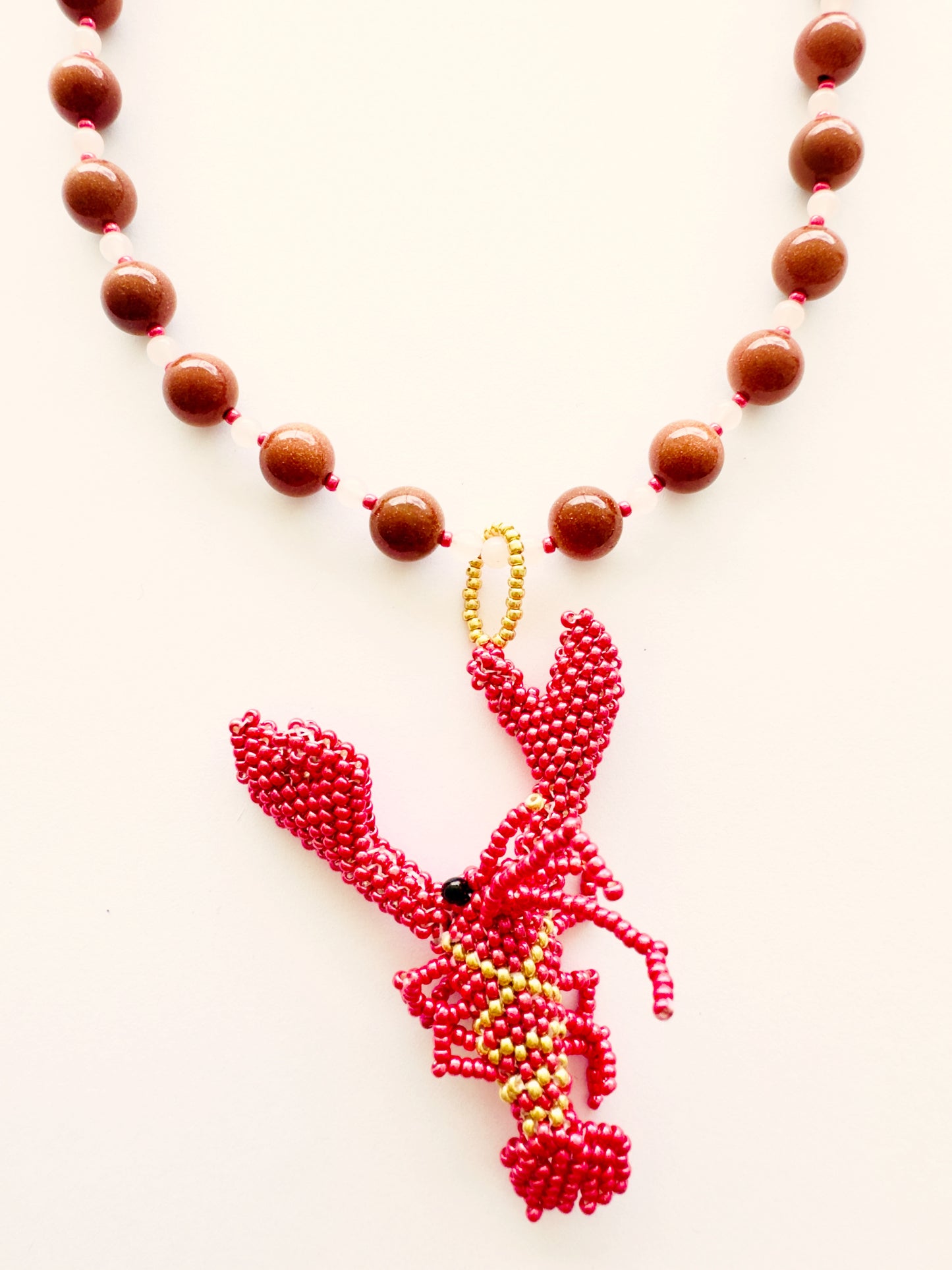 COLLAR LANGOSTA CORAL
