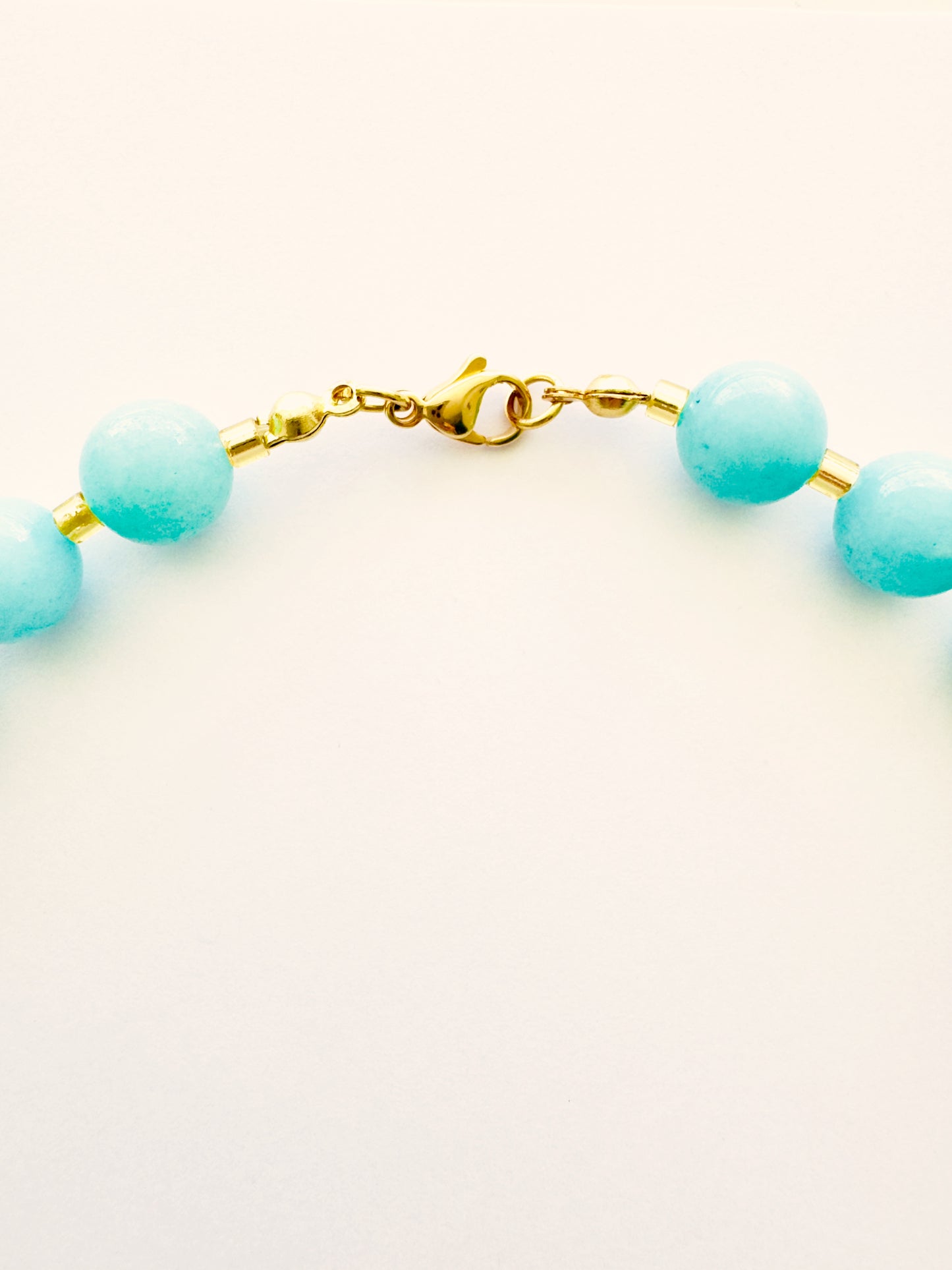COLLAR CORAZÓN TURQUESA BO