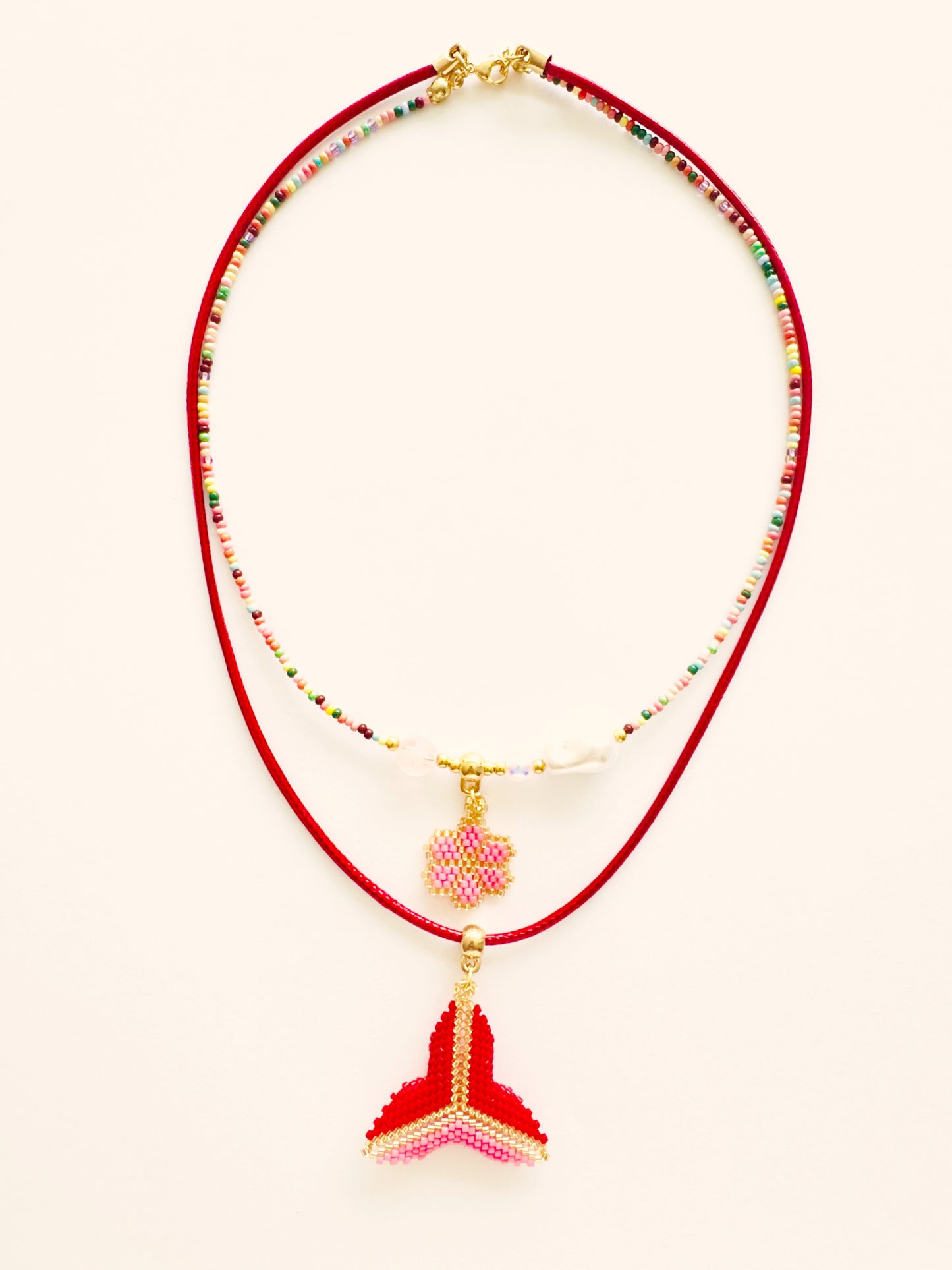 COLLAR CORAL ROSÉ