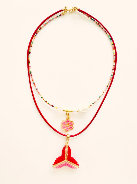COLLAR CORAL ROSÉ
