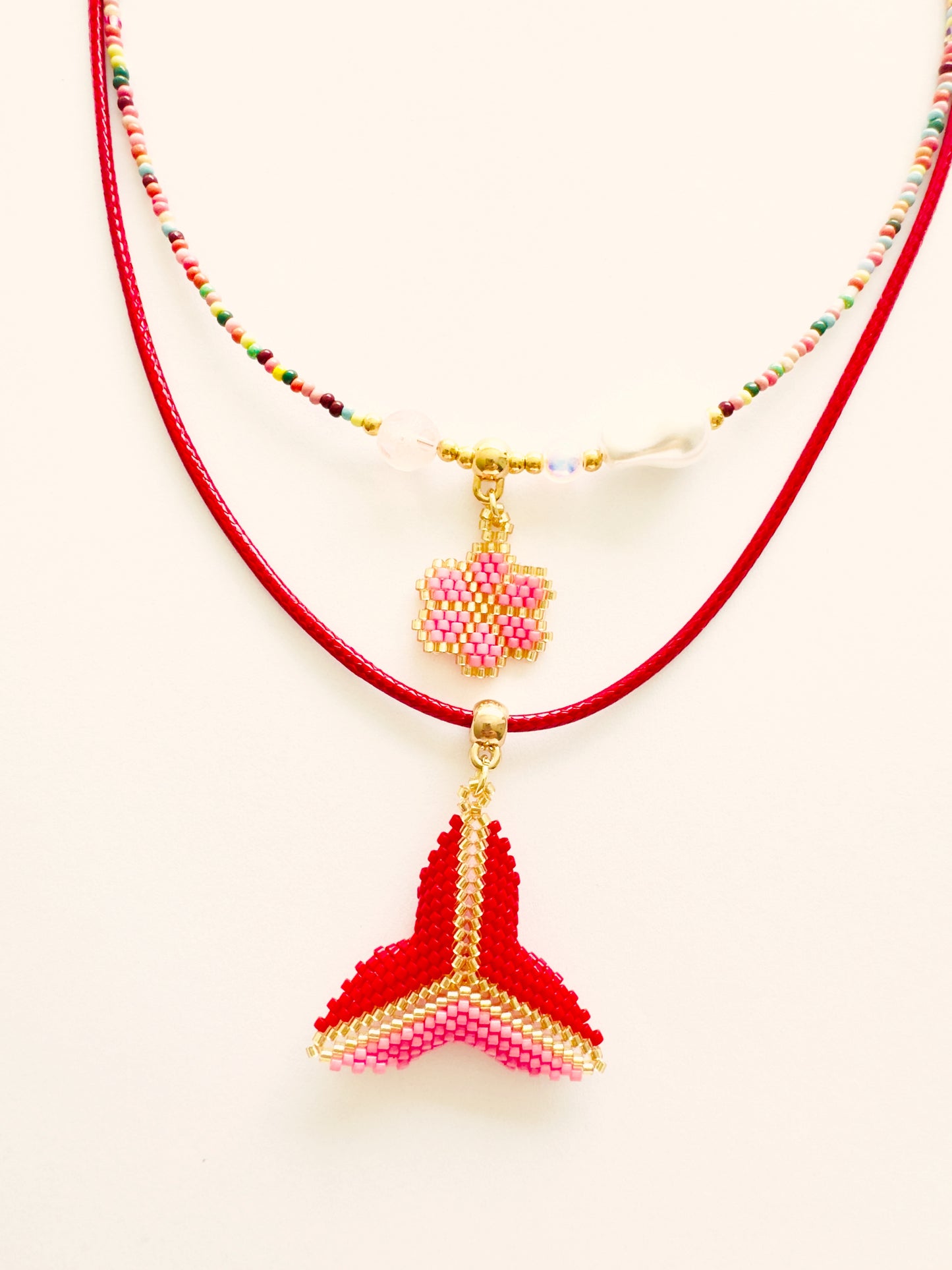 COLLAR CORAL ROSÉ