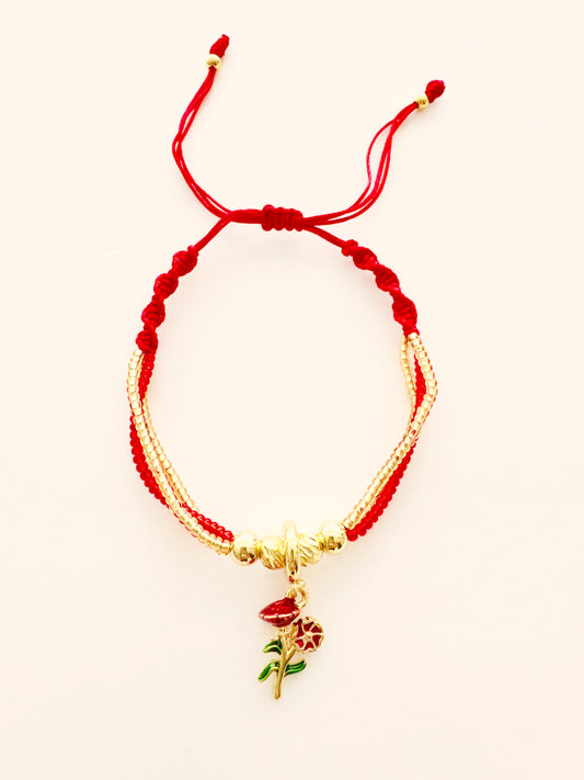 PULSERA AMANECER CON FLORES