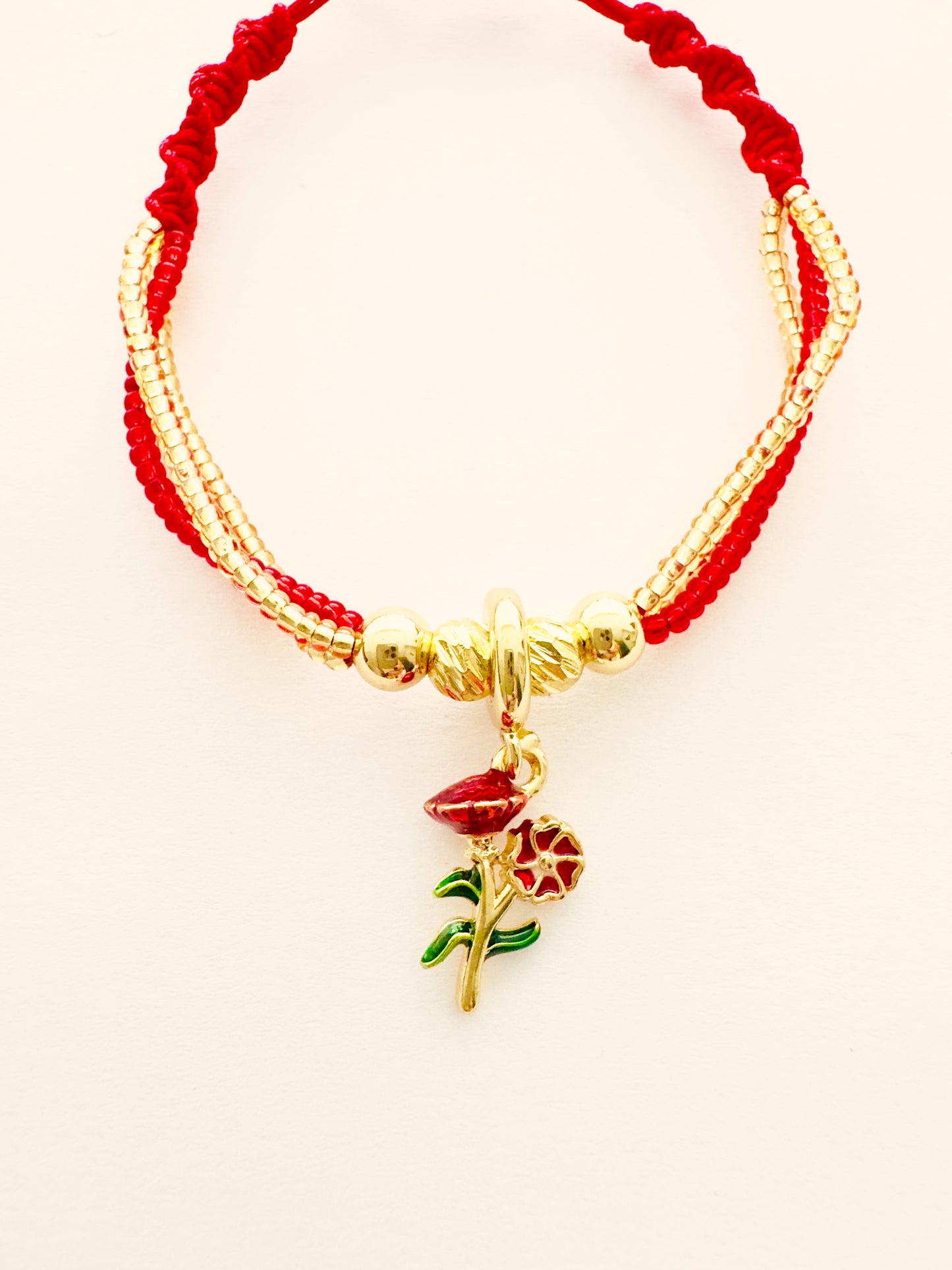 PULSERA AMANECER CON FLORES