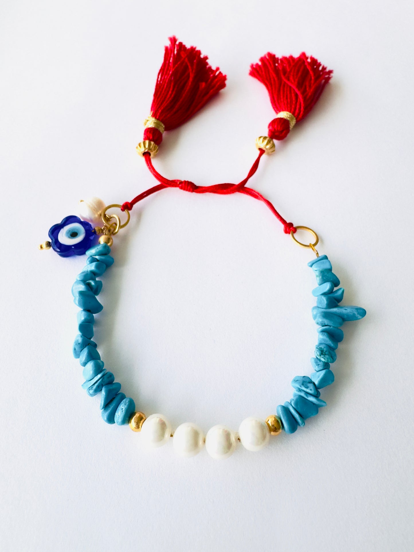 PULSERA CORAL TURQUEZA
